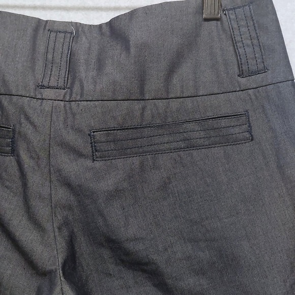 Billy Blues Dress Pants Womens 8 Wide Leg Charcoal Gray Stretch Career Workwear - Picture 13 of 16